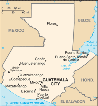 guatemala karta guatemala landsfakta, folkmängd, folkgrupper, bnp, karta mm  guatemala karta